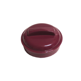 Insulated Beverage Pourer Lid Burgundy