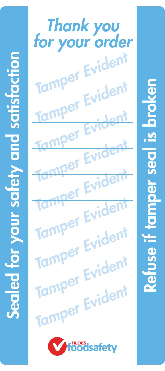 Permanent 102 x 47mm Tamper Evident