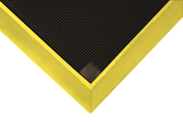 Sanitising Foot Bath - Black/Yellow 800 x 1000 x 47mm