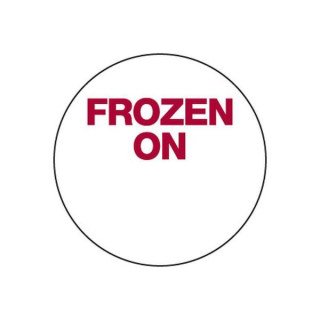Removable 24mm Circle Frozen On
