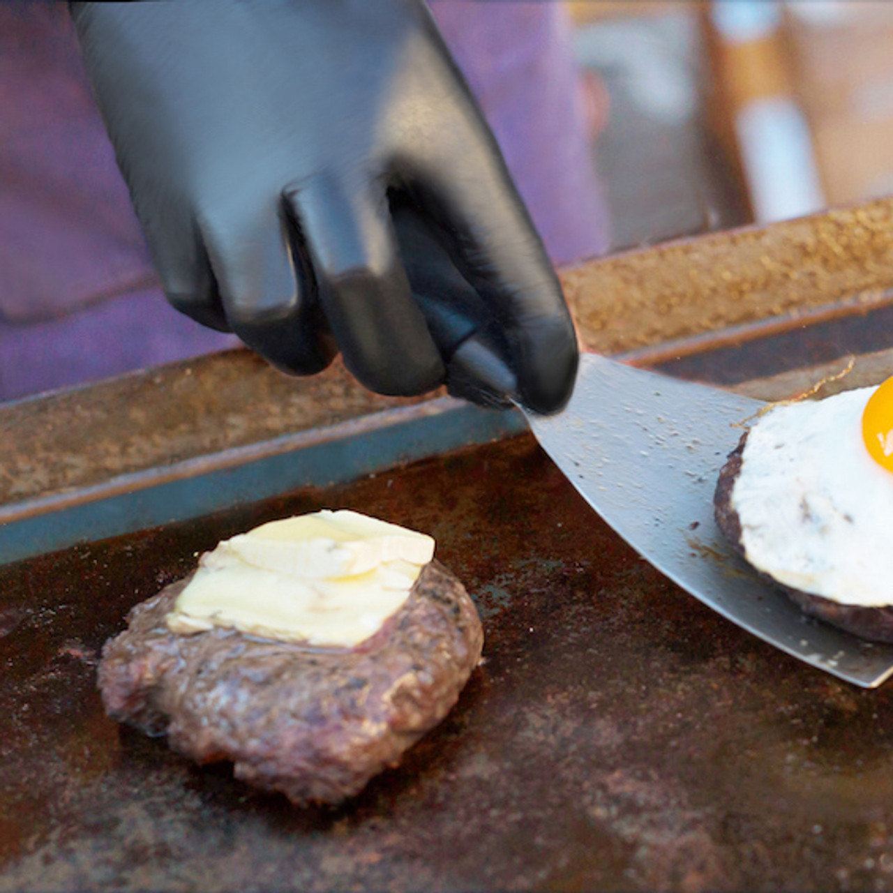 Nitrile Gloves Powder Free Black - M - Box of 100 - black_nitrile_food_use__32941.jpg