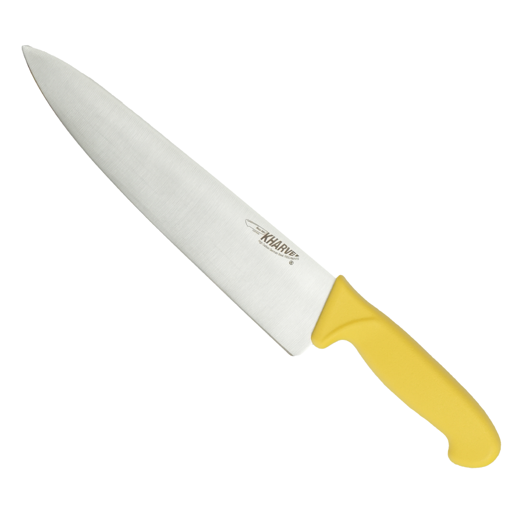 250mm KH Kharve Cooks Knife - Yellow - 48335.png