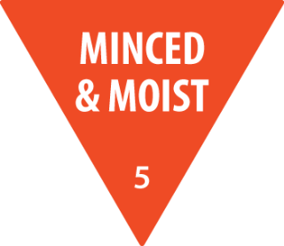 Removable 30mm Triangle Minced and Moist (Orange)