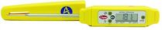 Cooper Waterproof Flat Digital Thermometer (Yellow)