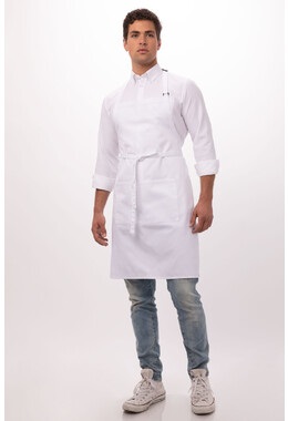 Bib Apron - White