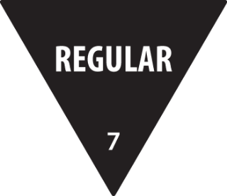 Removable 30mm Triangle Regular (Black)