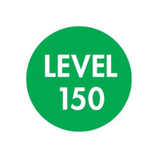 Removable 24mm Circle Level 150 (Green)