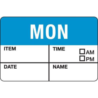 38 x 25mm Date / Time Label