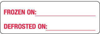 Removable 17 x 51mm Frozen On/Defrosted On (Red)
