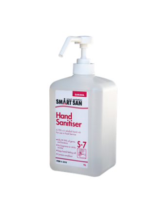 Smart San Instant Mist Hand Pump Sanitiser - 1 Litre Bottle