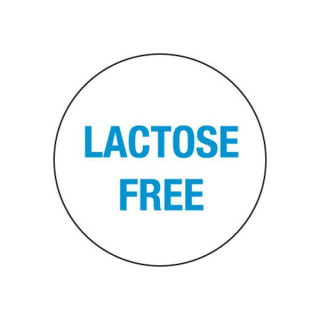Removable 24mm Circle Lactose Free (Blue)
