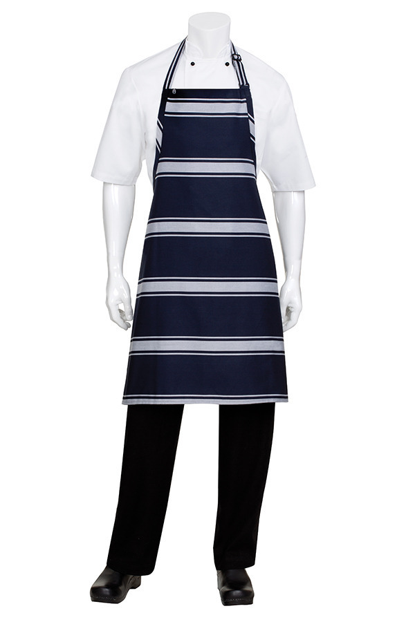 Butchers Apron Navy Stripe Bib - 79045.jpg