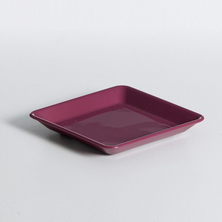 Bread/Butter Plate 140 x 140mm Burgundy - 38646.jpg