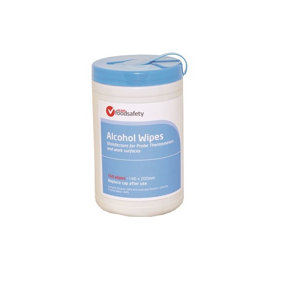 Thermometer Sanitising Wipes - Tub of 150 - 40804.jpg