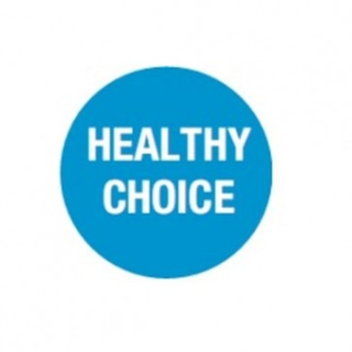 Removable 24mm Circle Healthy Choice (Blue)