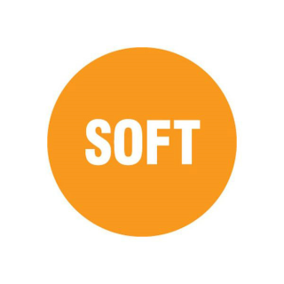 Removable 24mm Circle Soft (Orange)