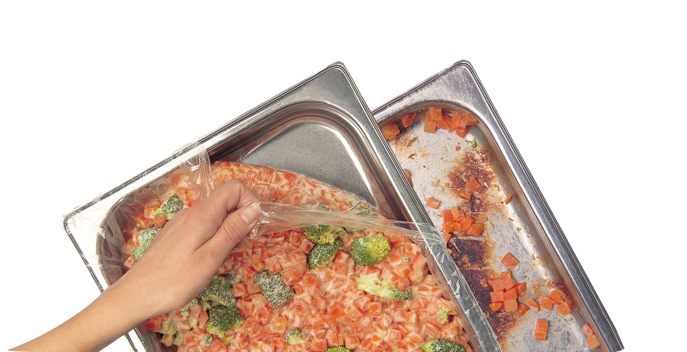 Easy Clean Pan Liner - 1/3-1/4 Pan (Deep) box of 50 - #31102 Easy Clean Pan Liner.jpg