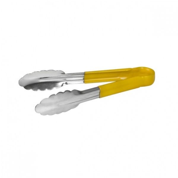 Scalloped Tongs - 300mm - Yellow - 35020.jpg