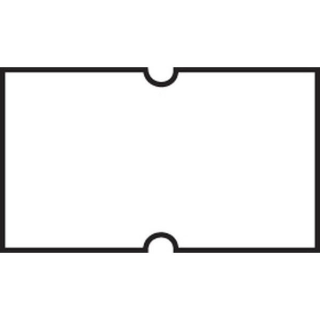 21x12mm White Plain Backing Labels Outward (1000) 5 Pack