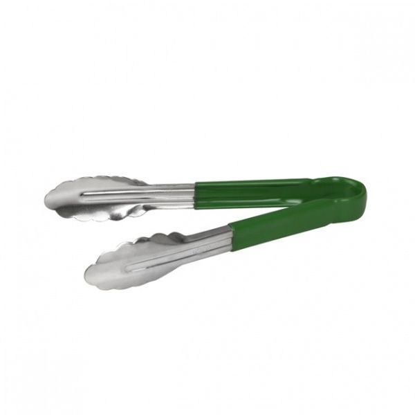 Scalloped Tongs - 300mm - Green - 35050.jpg