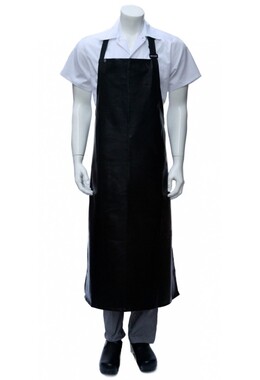Long PVC Bib Apron - Black - 79047 1.jpg