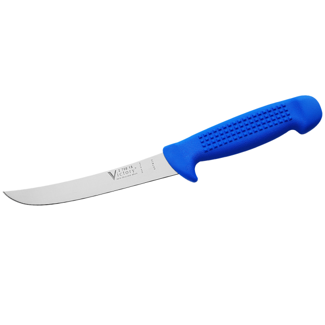 Victory Filleting Knife Curved Blade Blue - 22cm