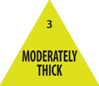 Removable 30mm Triangle Moderately Thick (Yellow)