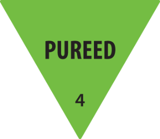 Removable 30mm Triangle Pureed (Green)