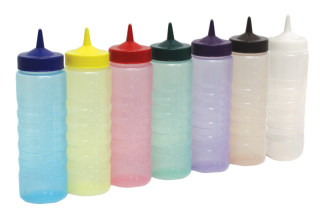 Colour Coded Squeeze Bottles