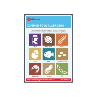 Common Food Allergens Poster