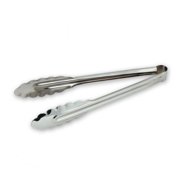 Scalloped Tongs - 230mm - Stainless Steel - 34090.jpg