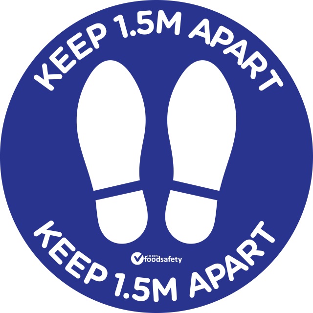 Social Distancing Stickers