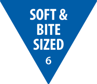 Removable 30mm Triangle Soft & Bite Sized (Blue)